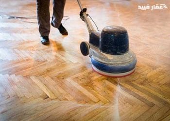 تلميع الباركيه الباهت